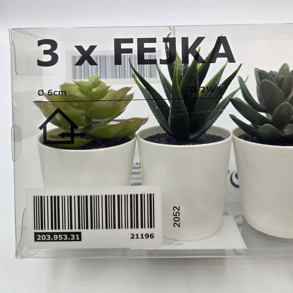 Ikea Fejka 3 faux Succulent Plants - Picture 6 of 7